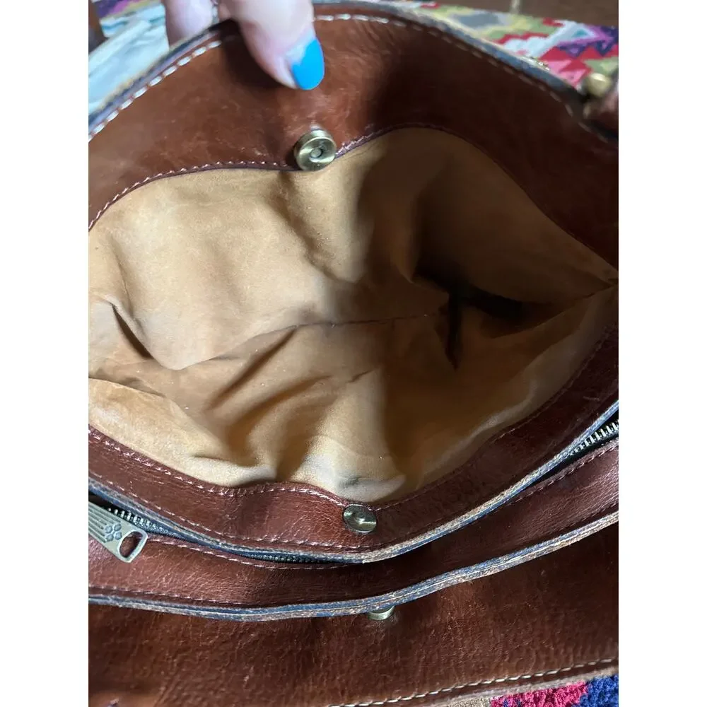Patricia Nash Rienzo Satchel Tobacco Fields